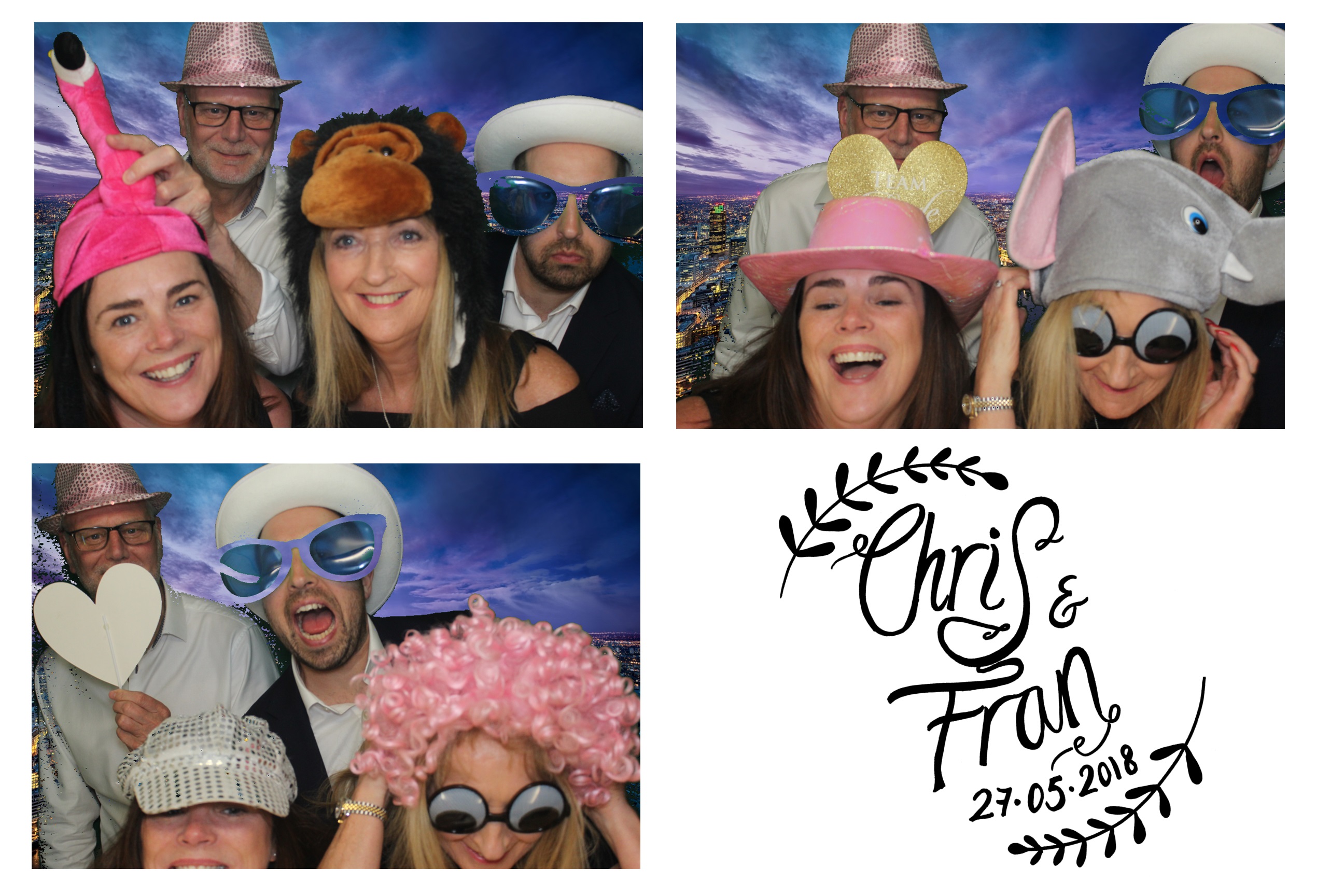 Chris & Fran | View more photos from the event at images.mobile-photo-booth.com/u/MobilePhotoBoothUK/Chris-Fran